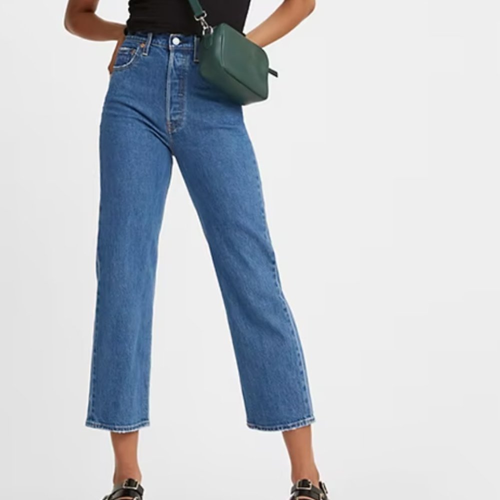 LEVI'S Ribcage Jean - Size 32 x 29 - Blue